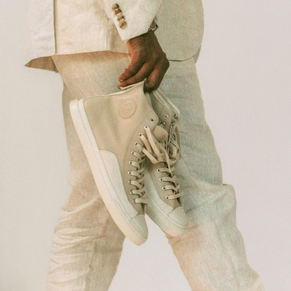 All-American High-Top Taupe/Sea Salt