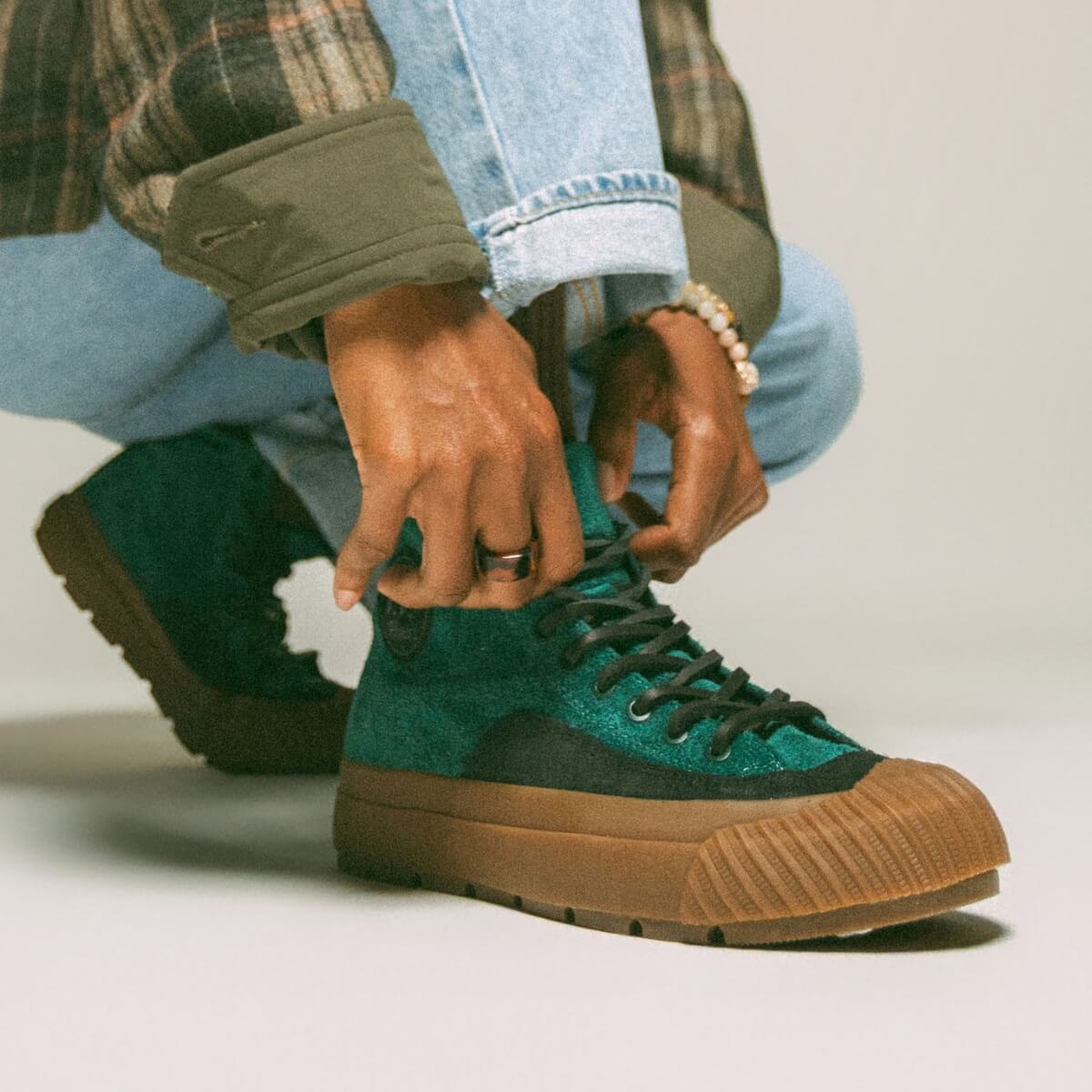 Grounder High-Top Deep Green/Gum