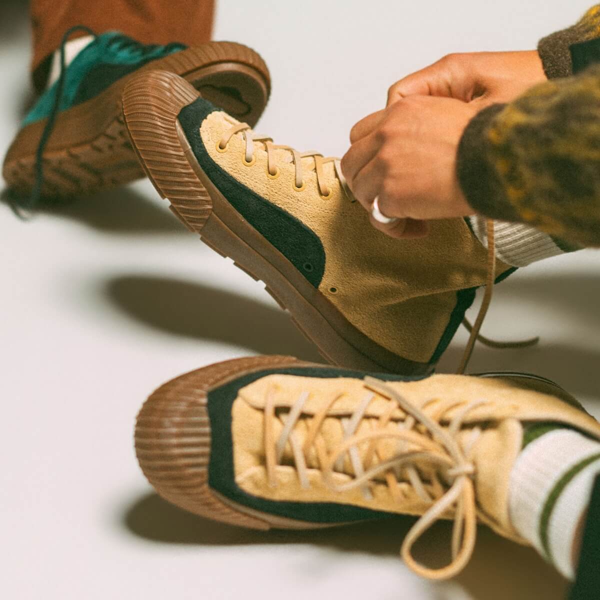 Grounder High-Top Wheat/Gum