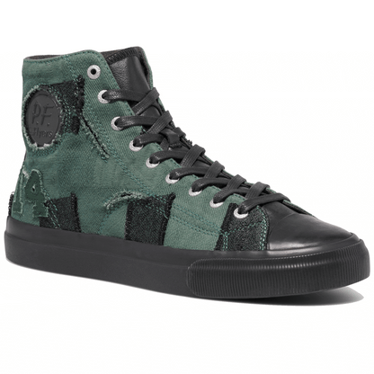 Rotating image showing different angles of the All-American High-Top in Deep Green