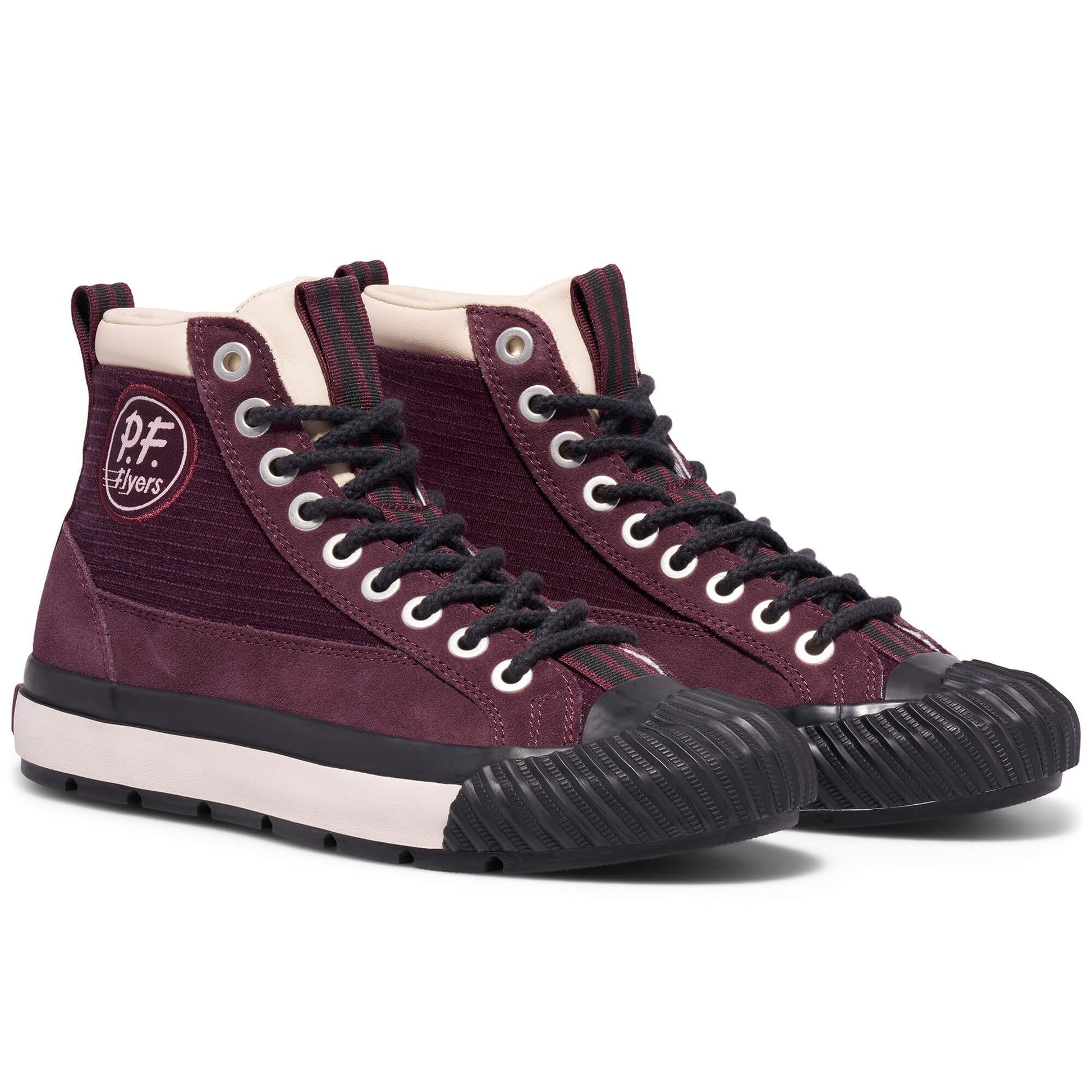 Grounder High-Top Hiker Burgundy/Black