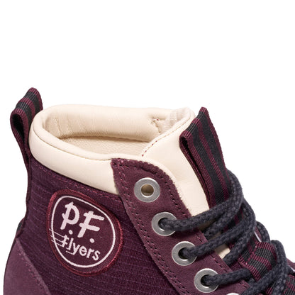 Grounder High-Top Hiker Burgundy/Black