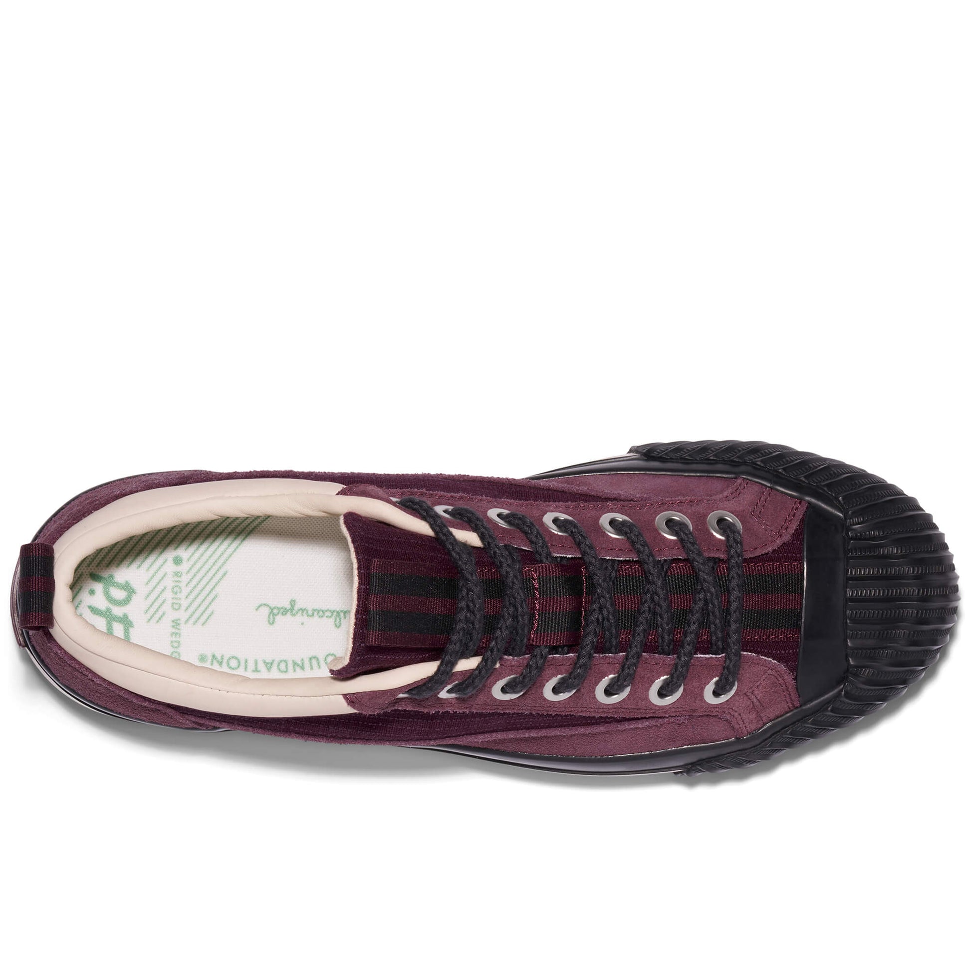 Grounder Low-Top Hiker Burgundy/Black