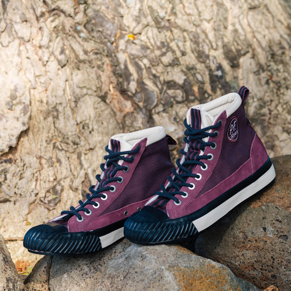 Grounder High-Top Hiker Burgundy/Black