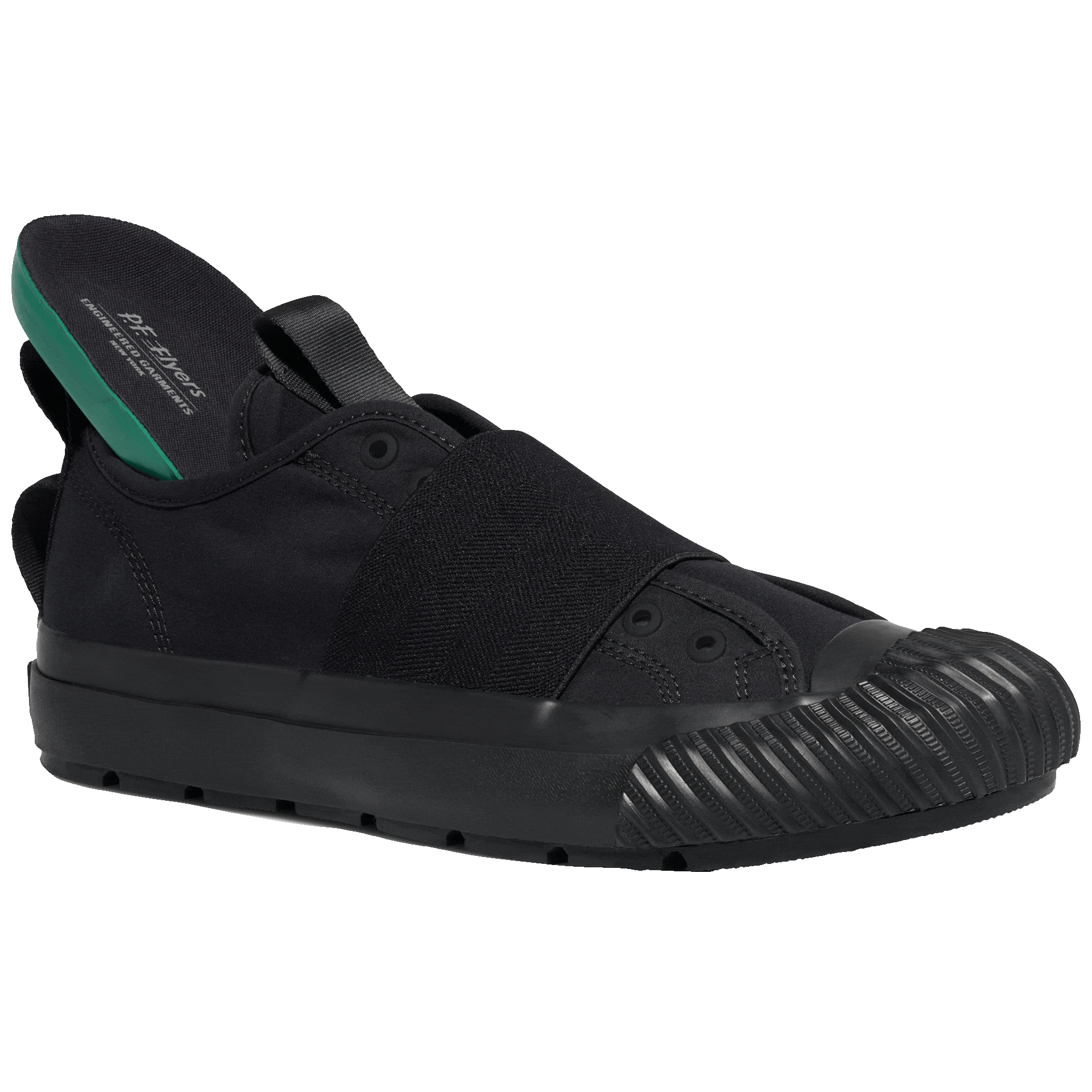 P.F. Flyers x Engineered Garments product details gif